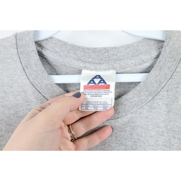 Vintage XL Distressed Block Letter Spell Out Michigan State University T-Shirt - Picture 5 of 12